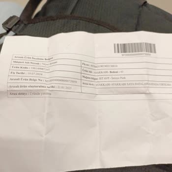 Kısa Sürede Yıpranan Nike Ayakkabı Ve İade Talebi