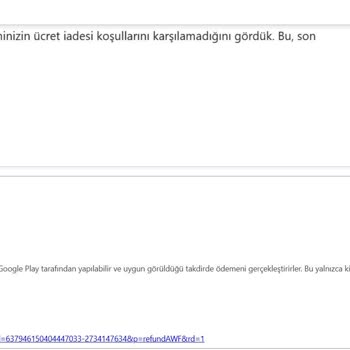 Kitup Uygulaması Ücret İadesi Sorunu