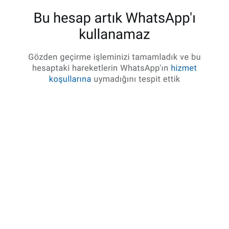 WhatsApp Hesabım Yanlışlıkla Engellendi: Acil Yardım İhtiyacı