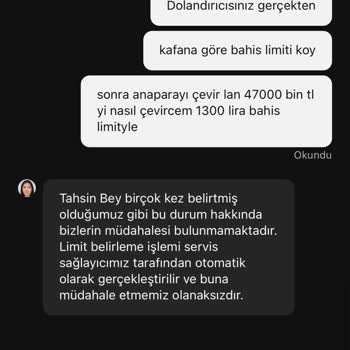 Bahis Limiti Kısıtlaması Ve İletişim Eksikliği