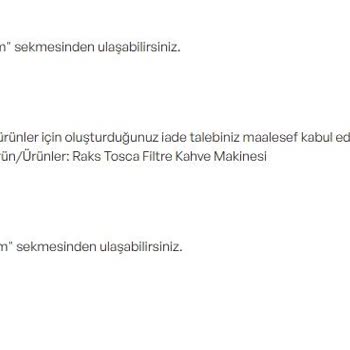 Eksik Parçalı Ürün Ve İade Sorunu