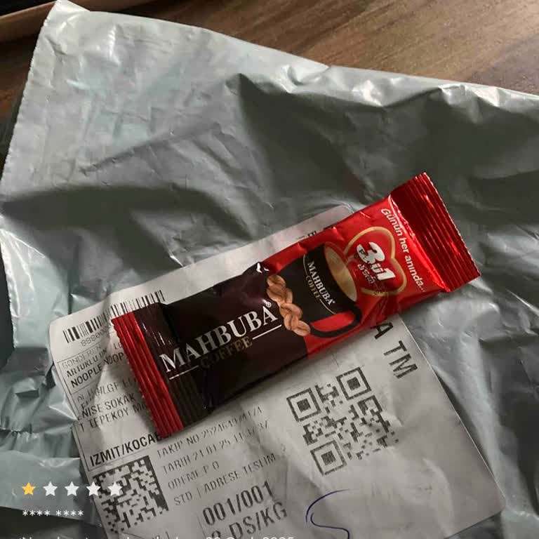 Doree Beaute Coffee on Trendyol: Misleading Discounts, Only One Package Delivered
