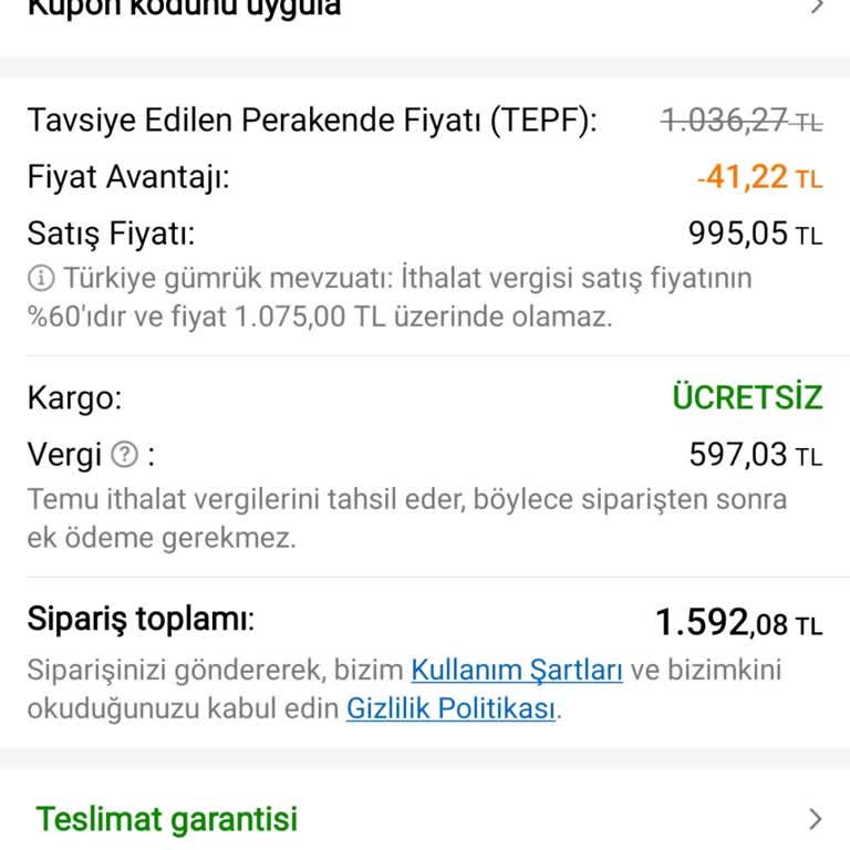 Haksız Gümrük Vergisi Talebi