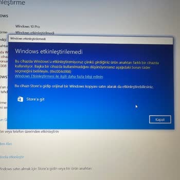 Dijital Lisans Aktivasyonu Sorunu