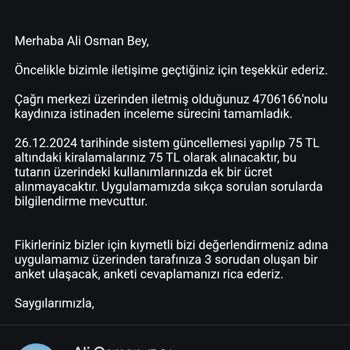 Gizli Ücretlerle Karşılaşmak: GetirAraç'ta Şeffaflık Eksikliği