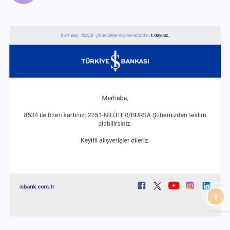 Yanlış Şube Yönlendirmesiyle Kredi Kartı Teslim Sorunu