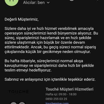 Sipariş İptali Ve Bilgilendirme Eksikliği