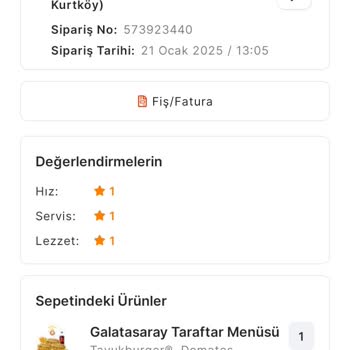 Migros Yemek Yanlış Ürün Teslimatı Ve İade Sorunu!