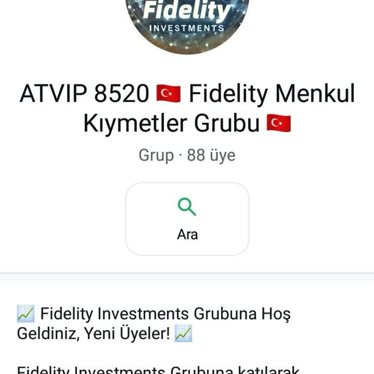 Fidelity Menkul Kıymetler Grubu Yanıltıldım!