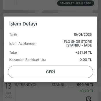 Yanlış İade Tutarı Ve İlgisiz Müşteri Hizmeti