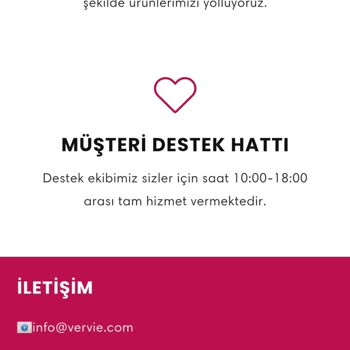Vervie Shop Sipariş İptali Yapılamıyor!