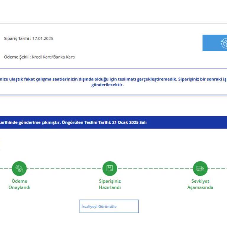 Teslimat Sorunu Ve İade Talebine Yanıt Yok