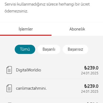 İzinsiz Ücretlendirme Ve Abonelik Sorunu