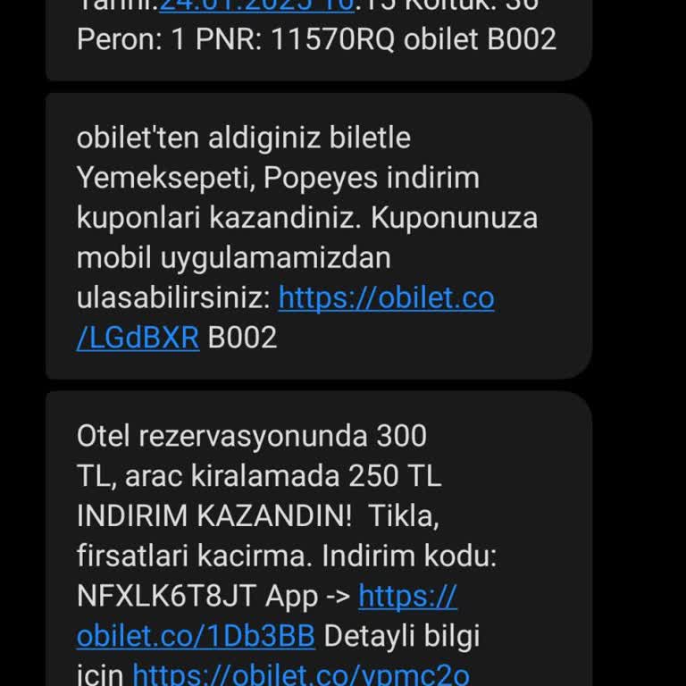 Obilet Otobüs Gecikmesi Ve Yanlış Koltuk Problemi