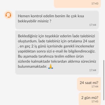 Yanlış Sipariş Ve İlgisiz Müşteri Hizmeti