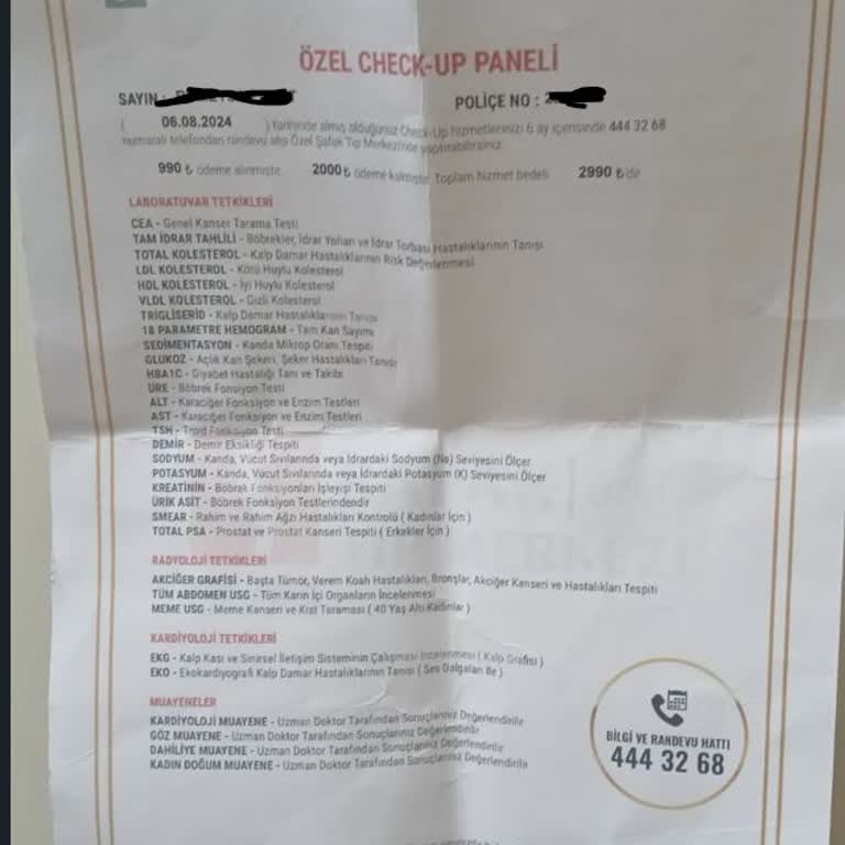 Check-up Hizmeti İçin Yaşanan Sorunlar Ve Mağduriyet