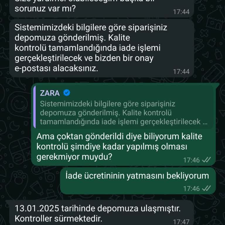 Yanlış Ürün Ve Geciken İade Sorunu