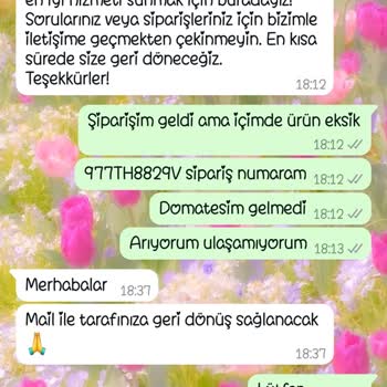 Eksik Ürün Teslimatı Ve İletişim Sorunları