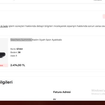 Skechers Ayakkabım Gelmedi, İade Süreci Kabusa Döndü!