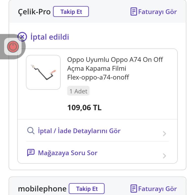 İptal Edilen Siparişin İadesi Yapılmadı
