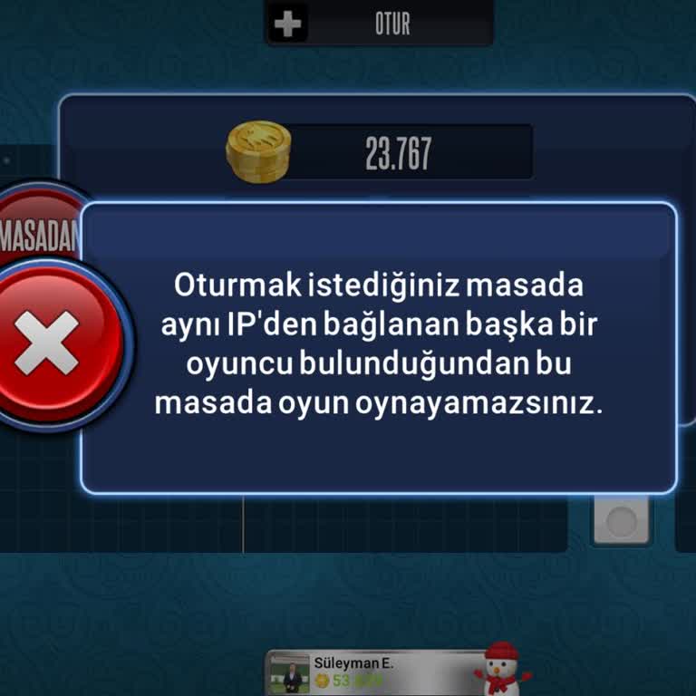 Okey 101 Plus'ta Bağlantı Sorunu: Kardeşimle Oynayamıyoruz