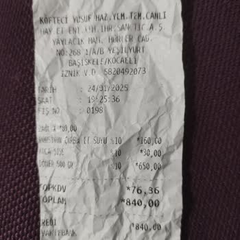 Köfteci Yusuf'ta Hayal Kırıklığı: Kalitesiz Döner Ve Eksik Servis