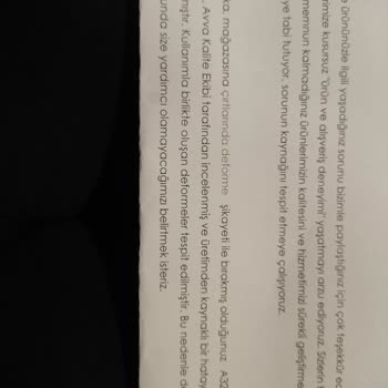 Ürün İnceleme Ve Garanti Sürecinde Yaşanan Hayal Kırıklığı