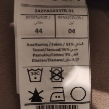 Garanti Kapsamındaki Pantolonun Renk Değişimi