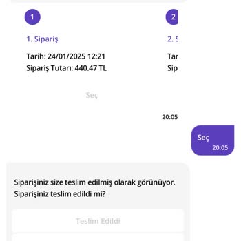 Getir'de Teslimat Sorunu Ve Yanıltıcı Destek