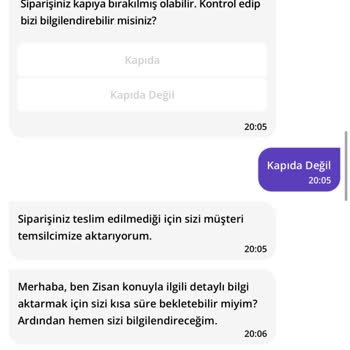 Getir'de Teslimat Sorunu Ve Yanıltıcı Destek