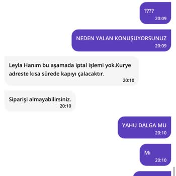 Getir'de Teslimat Sorunu Ve Yanıltıcı Destek