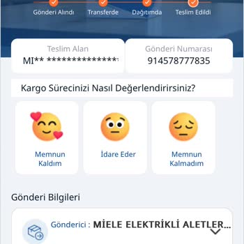 Miele Türkiye'den Geciken Ücret İadesi