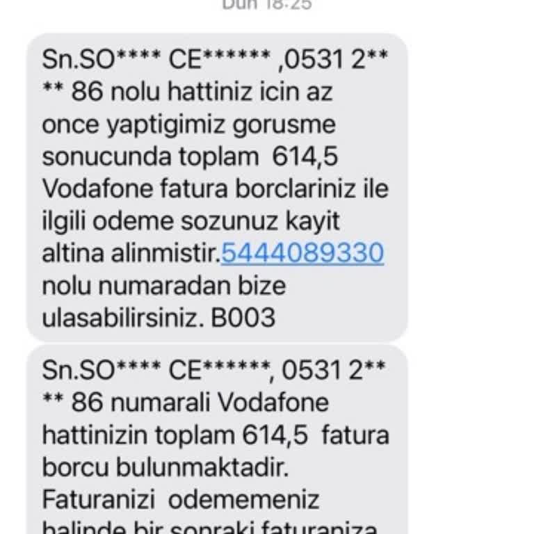 Vodafone Hattı İptalinde Sürekli Engeller