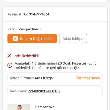 Yanlış İade Süreci Ve Kargo Karışıklığı