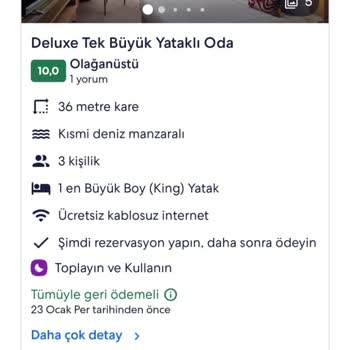 Hotels.com Deniz Manzaralı Oda Hayal Kırıklığı!