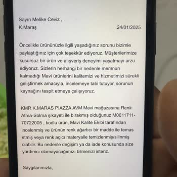 Mavi Giyim Ürünlerinde Garanti Sorunu Ve Müşteri Mağduriyeti