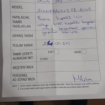 Derimod Bot Tadilatında Hayal Kırıklığı