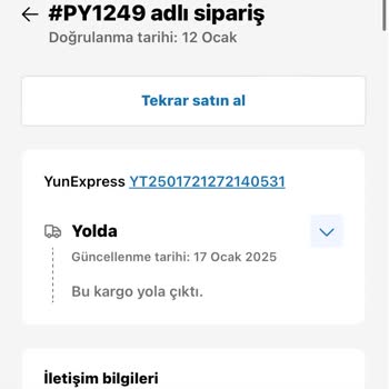 Sipariş Gecikmesi Ve İletişim Sorunu