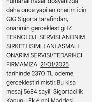 Sigorta Kapsamında Yan Sanayi Ürünle Değiştirilen Parça Ve Mağduriyet
