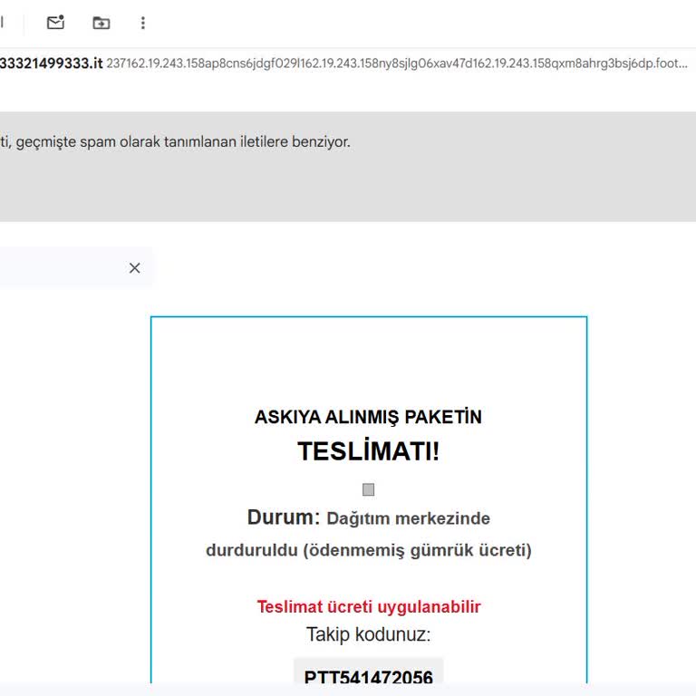 Yanıltıcı Kargo Bildirimleriyle Karşı Karşıya Kalmak