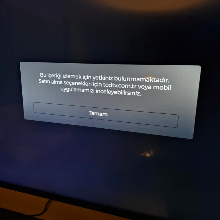 Canlı TV İzleme Sorunu Ve Yetersiz İletişim