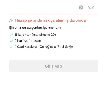 Haksız Yorum Engeli Ve Hesap Kapatma Sorunu