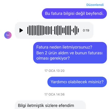 İade Talebi Ve Memnuniyetsizlik
