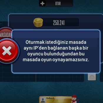 101 Okey Plus IP Adresi Sorunu Nedeniyle Oyun Erişimi Engellendi!