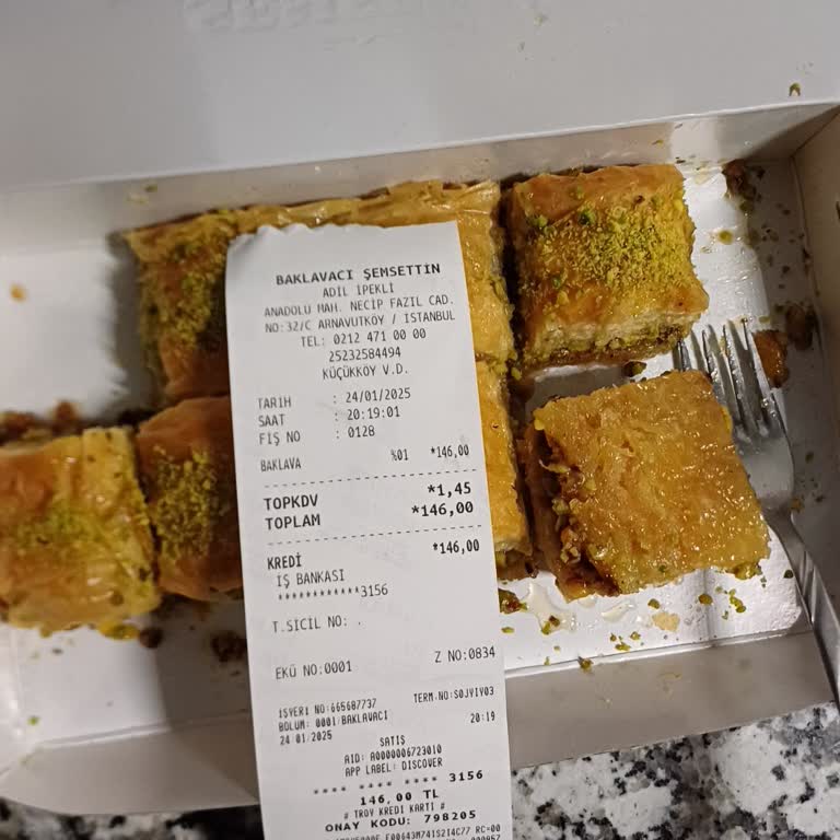 Baklavacı Şemsettin'de Tutarsız Kalite Sorunu