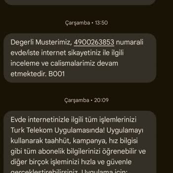 10 Gündür İnternet Bağlantım Yapılmıyor