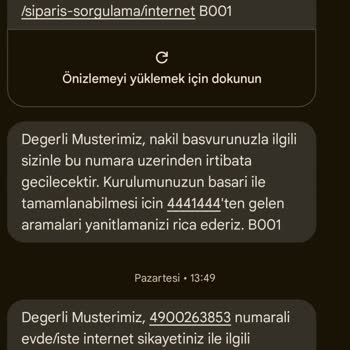10 Gündür İnternet Bağlantım Yapılmıyor