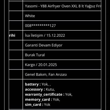 Garanti Kapsamında Alıcı Ödemeli Kargo Sorunu