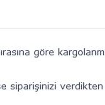 Yanıltıcı Kargo Süresi Ve Stok Sorunu