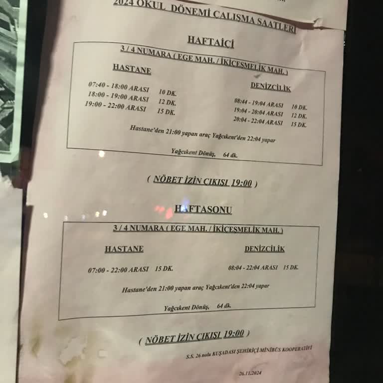 Aydın Büyükşehir Belediyesi Kuşadası Minibüs Seferlerinde Sürekli Aksama